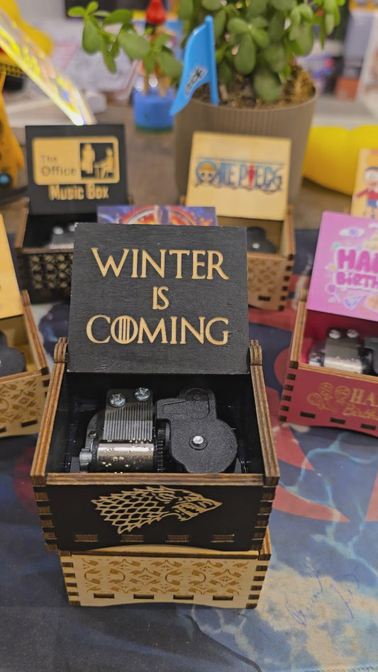 Game of Thrones wooden musical box