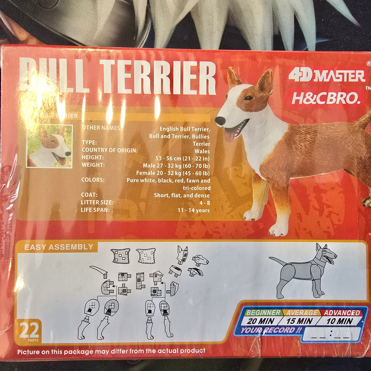 4D Puzzle Bull Terrier