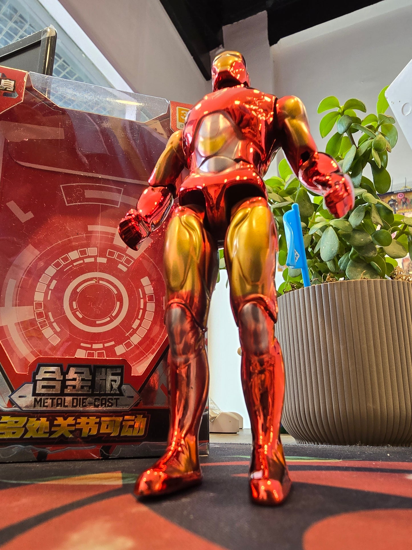 DLX Marvel Studios The Infinity Saga, Iron Man Mark 6, 1/12 Scale, ABS, PVC, Zinc Alloy & Other Metal, Painted Action Figure
